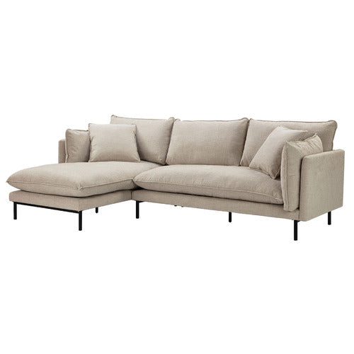 NATURAL BELLAMY 3 SEATER SOFA WITH CHAISE