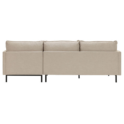 NATURAL BELLAMY 3 SEATER SOFA WITH CHAISE