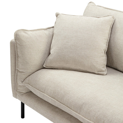 NATURAL BELLAMY 3 SEATER SOFA WITH CHAISE
