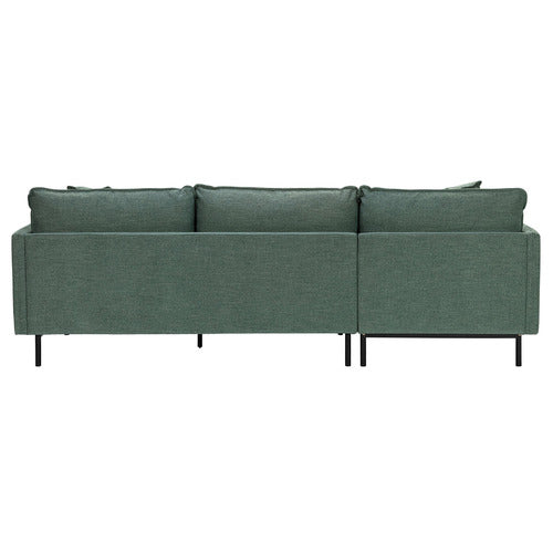 OCEAN GREEN BELLAMY 3 SEATER SOFA WITH CHAISE