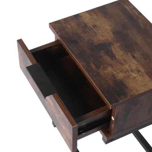 OAKLEIGH HOME DARCY 1 DRAWER SIDE TABLE