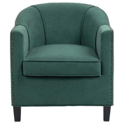 EVIE HOME BENNETT VELVET TUB CHAIR
