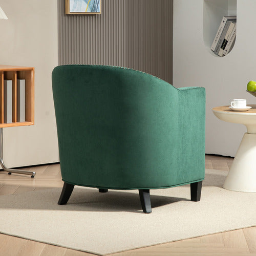 EVIE HOME BENNETT VELVET TUB CHAIR