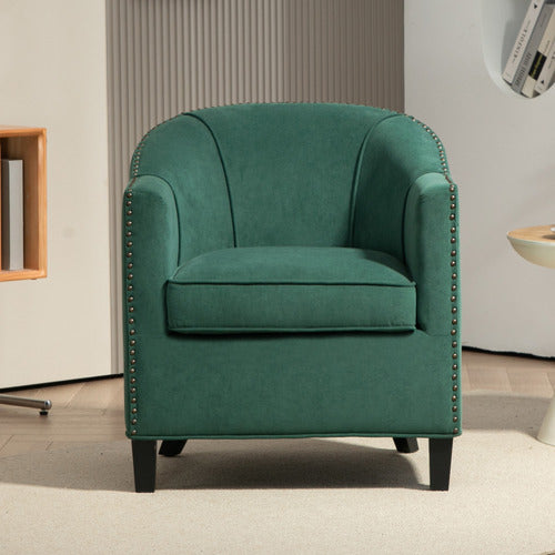 EVIE HOME BENNETT VELVET TUB CHAIR