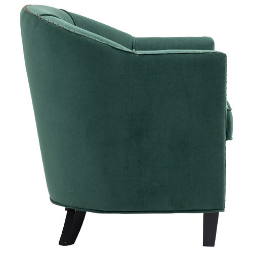 EVIE HOME BENNETT VELVET TUB CHAIR