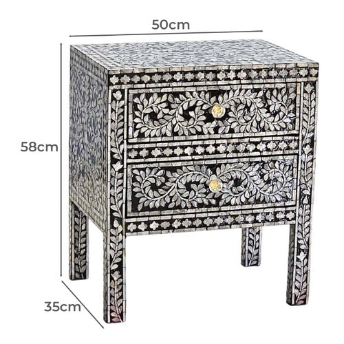 THE DECOR STORE BENTON BEDSIDE TABLE