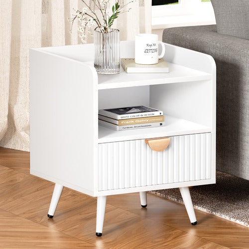 HOXTON ROOM BEXLEY 1 DRAWER BEDSIDE TABLE