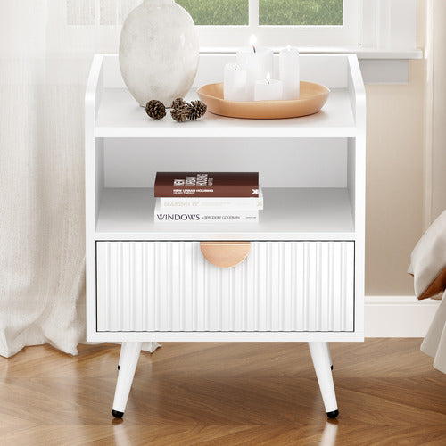HOXTON ROOM BEXLEY 1 DRAWER BEDSIDE TABLE