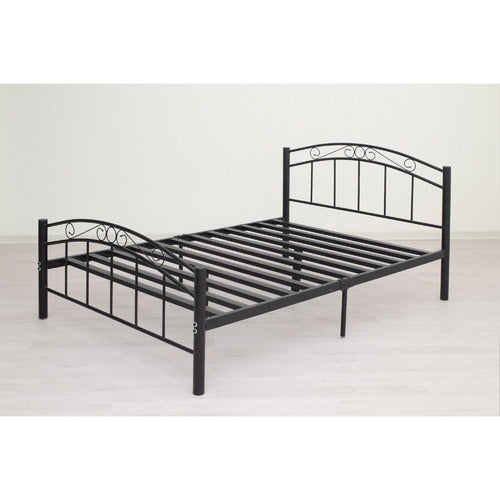 MIKASA FURNITURE BLACK BROOKLYN METAL BED