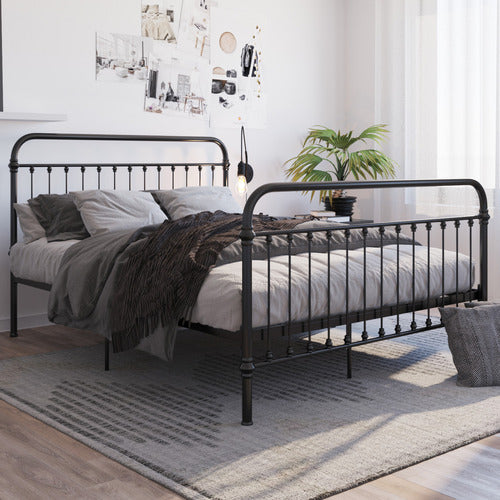 RAWSON & CO BLACK CARTER METAL BED FRAME