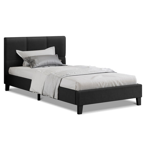 HOXTON ROOM BLACK CASSANDRA UPHOLSTERED BED