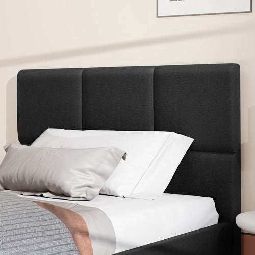 HOXTON ROOM BLACK CASSANDRA UPHOLSTERED BED