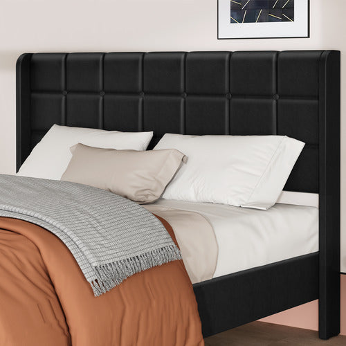 HOXTON ROOM BLACK HOBBS FAUX LEATHER BED FRAME