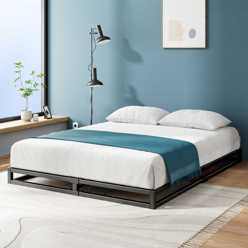 STUDIO HOME BLACK PILATO H15CM STEEL BED BASE