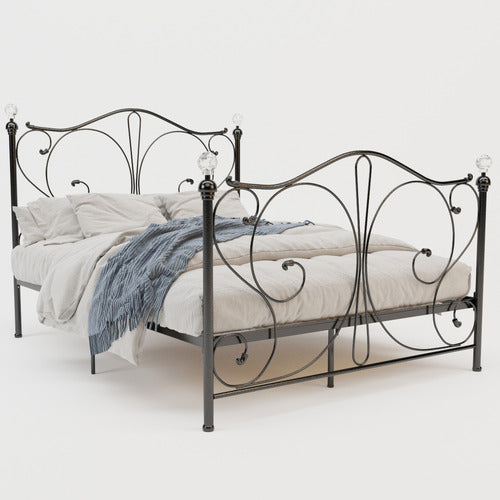 RAWSON & CO BLACK SOPHIE METAL BED FRAME