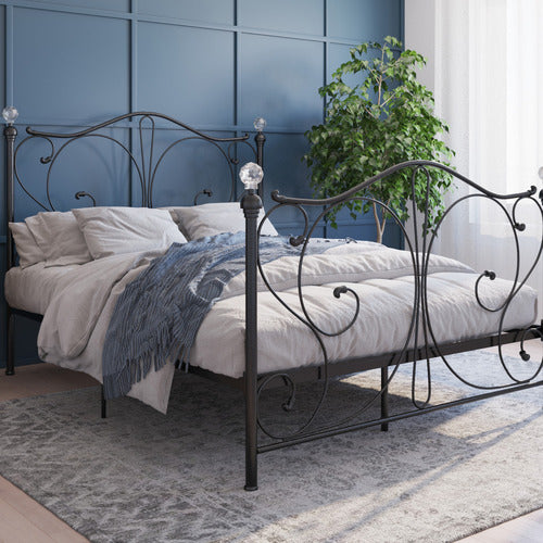 RAWSON & CO BLACK SOPHIE METAL BED FRAME