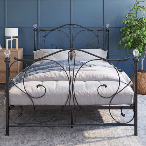 RAWSON & CO BLACK SOPHIE METAL BED FRAME