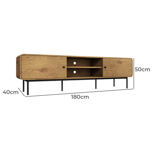 LIVING FUSION ASHBOURNE 180CM ENTERTAINMENT TV UNIT