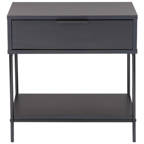 BLACK BAXTER BEDSIDE TABLES (SET OF 2)