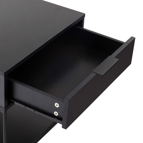 BLACK BAXTER BEDSIDE TABLE