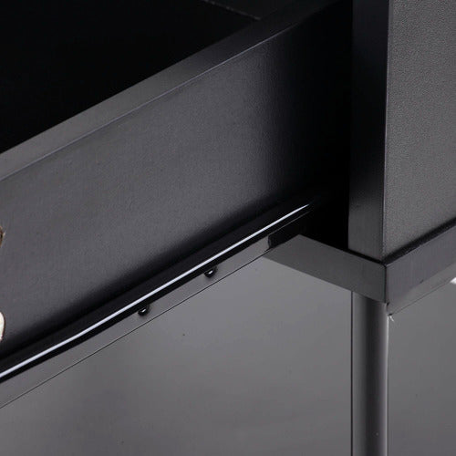 BLACK BAXTER BEDSIDE TABLE