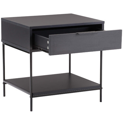 BLACK BAXTER BEDSIDE TABLES (SET OF 2)