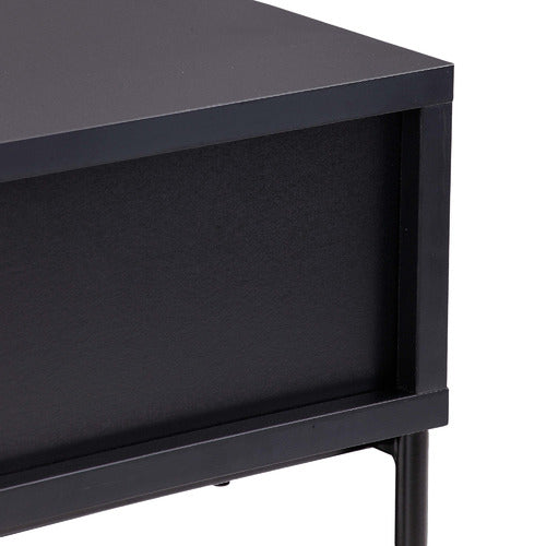 BLACK BAXTER BEDSIDE TABLE