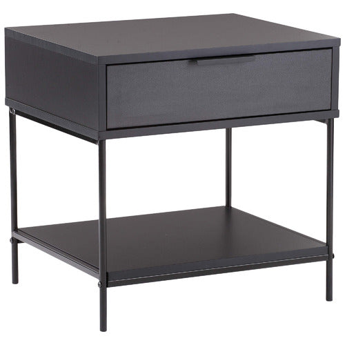 BLACK BAXTER BEDSIDE TABLES (SET OF 2)