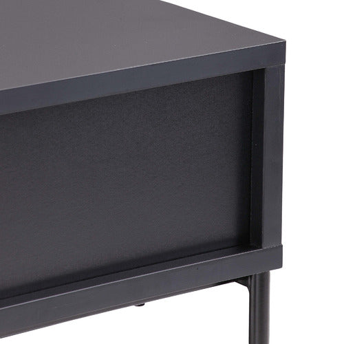 BLACK BAXTER BEDSIDE TABLES (SET OF 2)