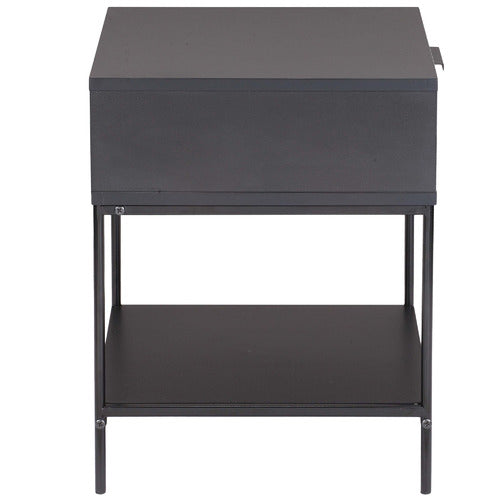 BLACK BAXTER BEDSIDE TABLES (SET OF 2)