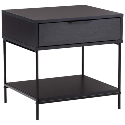 BLACK BAXTER BEDSIDE TABLE