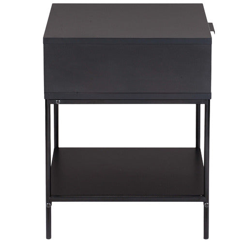 BLACK BAXTER BEDSIDE TABLE