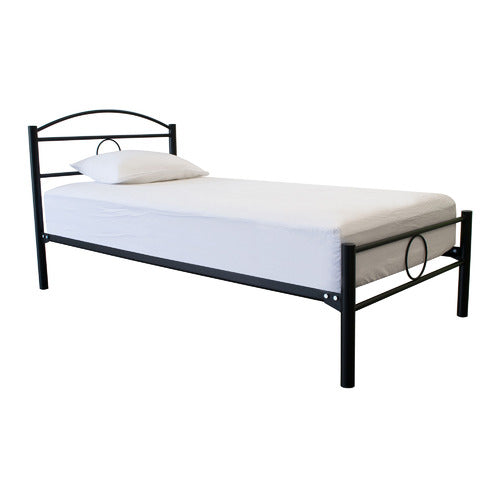TUBECO BLACK BENNELONG STEEL BED