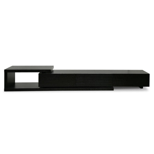 HARPER & HINDLEY BLACK HELIN EXTENDABLE ENTERTAINMENT UNIT
