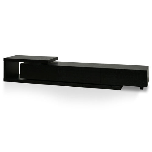 HARPER & HINDLEY BLACK HELIN EXTENDABLE ENTERTAINMENT UNIT