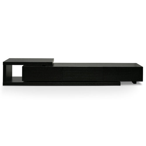 HARPER & HINDLEY BLACK HELIN EXTENDABLE ENTERTAINMENT UNIT