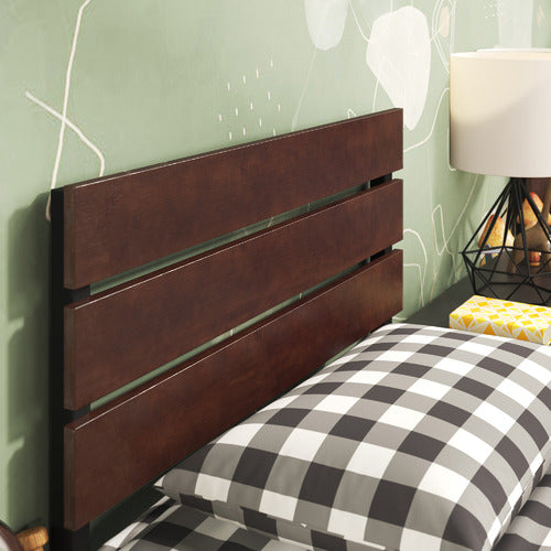 STUDIO HOME BLACK CIRIA METAL & BAMBOO BED