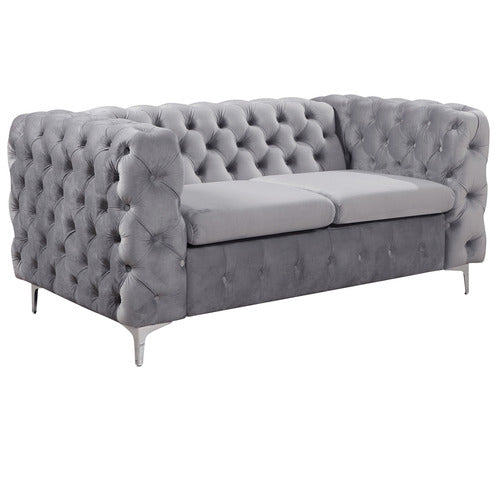 SOUTHERN STYLERS EDDARD 2 SEATER VELVET SOFA