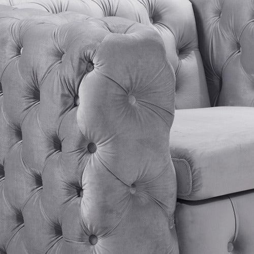 SOUTHERN STYLERS EDDARD 2 SEATER VELVET SOFA