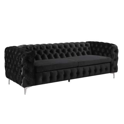 SOUTHERN STYLERS EDDARD 3 SEATER VELVET SOFA