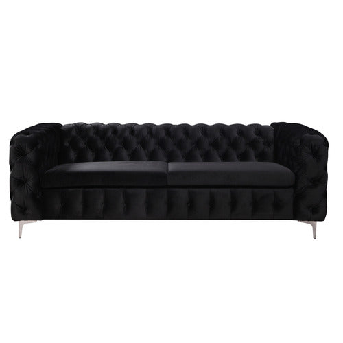 SOUTHERN STYLERS EDDARD 3 SEATER VELVET SOFA