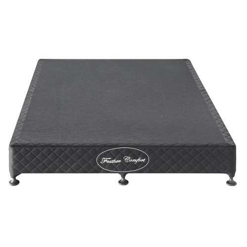 SOUTHERN STYLERS BLACK GABBIE UPHOLSTERED BED BASE