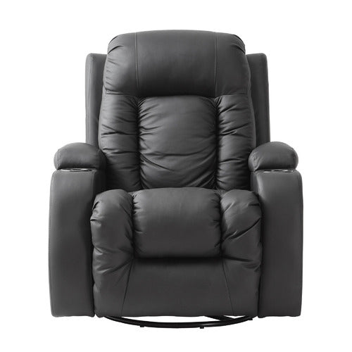 OAKLEIGH HOME GABIN FAUX LEATHER MASSAGE CHAIR