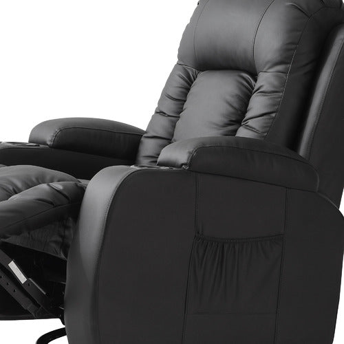 OAKLEIGH HOME GABIN FAUX LEATHER MASSAGE CHAIR