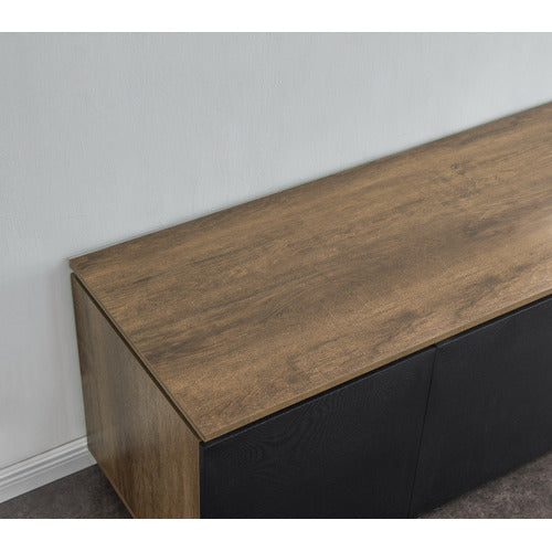 MONUMENT FURNITURE BLACK HOLLYWOOD TV CABINET