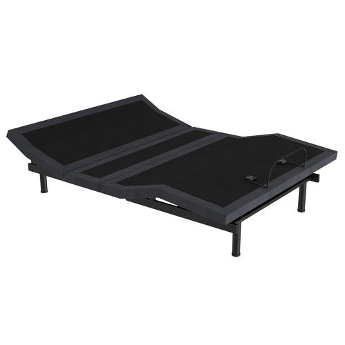 BEDFORD HOME BLACK NUNEZ STEEL MOTION LONG SINGLE BED