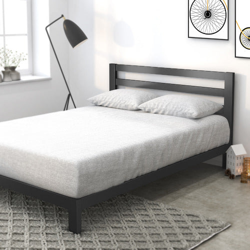 STUDIO HOME BLACK SHARI STEEL QUEEN BED