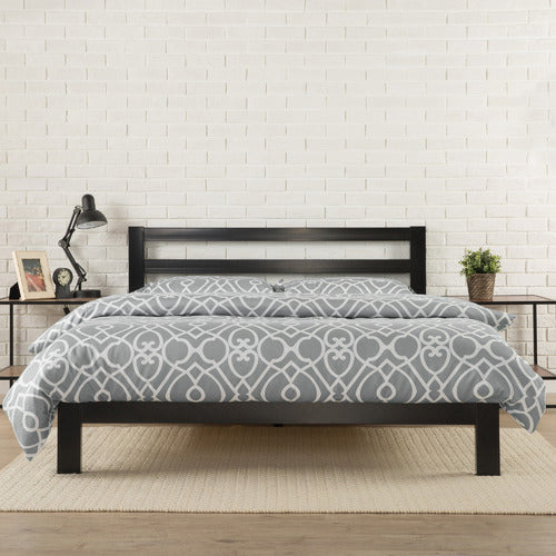 STUDIO HOME BLACK SHARI STEEL QUEEN BED