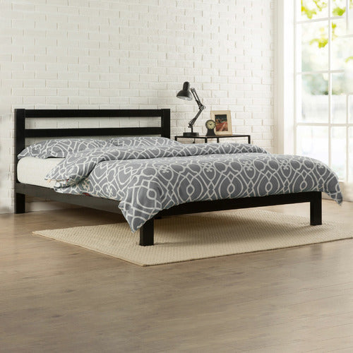 STUDIO HOME BLACK SHARI STEEL QUEEN BED