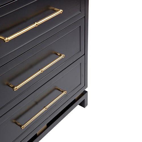 REXINGTON HOME BLACK CHASEY BEDSIDE TABLE